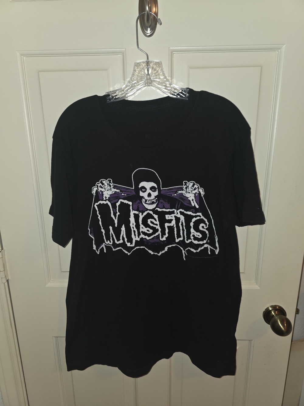 Misfits Black Graphic Short Sleeve Tee - M